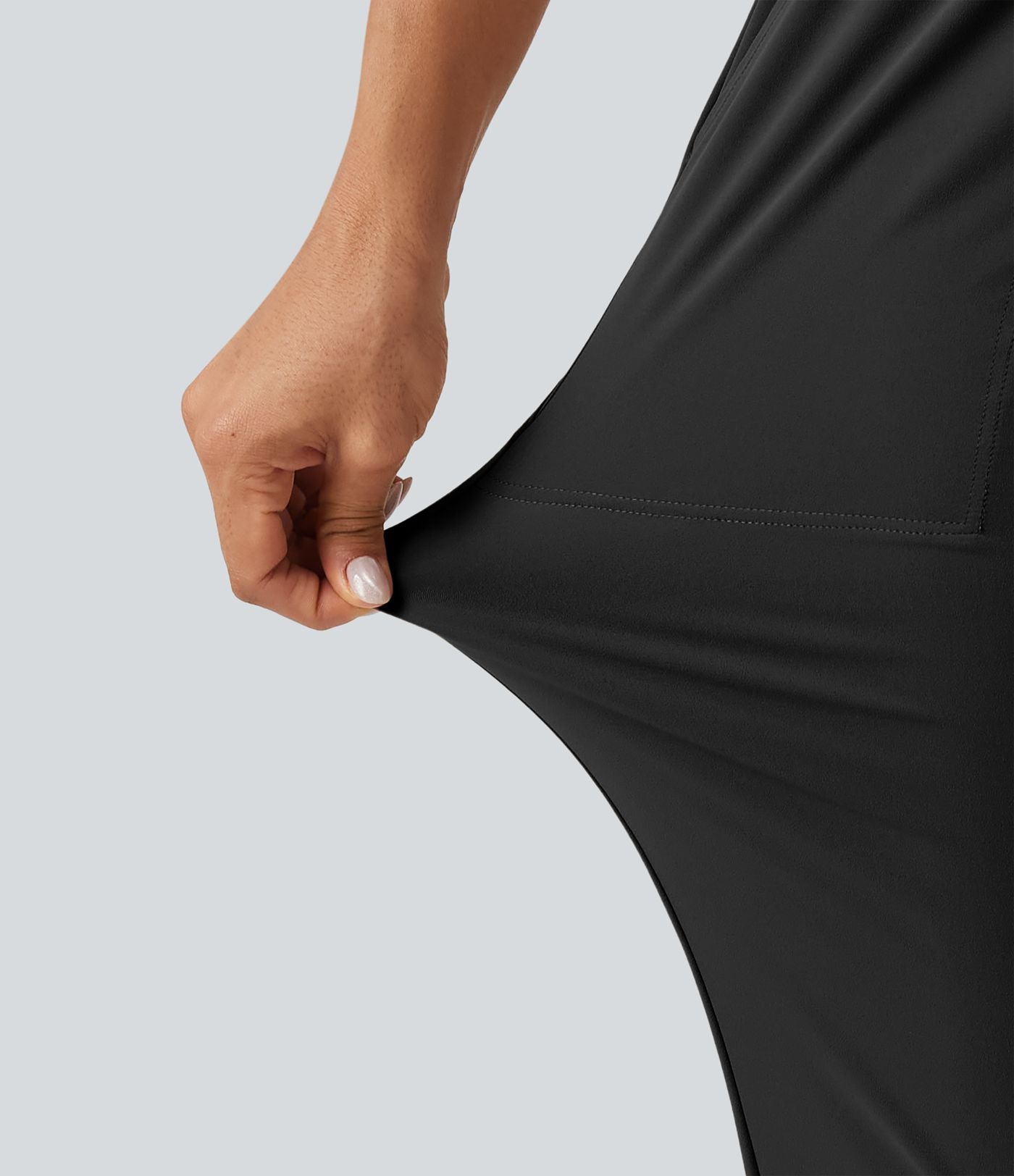 Jogging fuselé Halara UltraSculpt™ taille haute esprit bureau avec poches