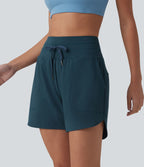 Short de running SoftlyZero™ Airy 2-en-1 taille haute effet frais InstantCool avec cordon de serrage et poches