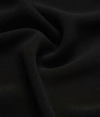 Blouse habillée en mousseline col V à manches courtes, ourlet arrondi et tissu infroissable