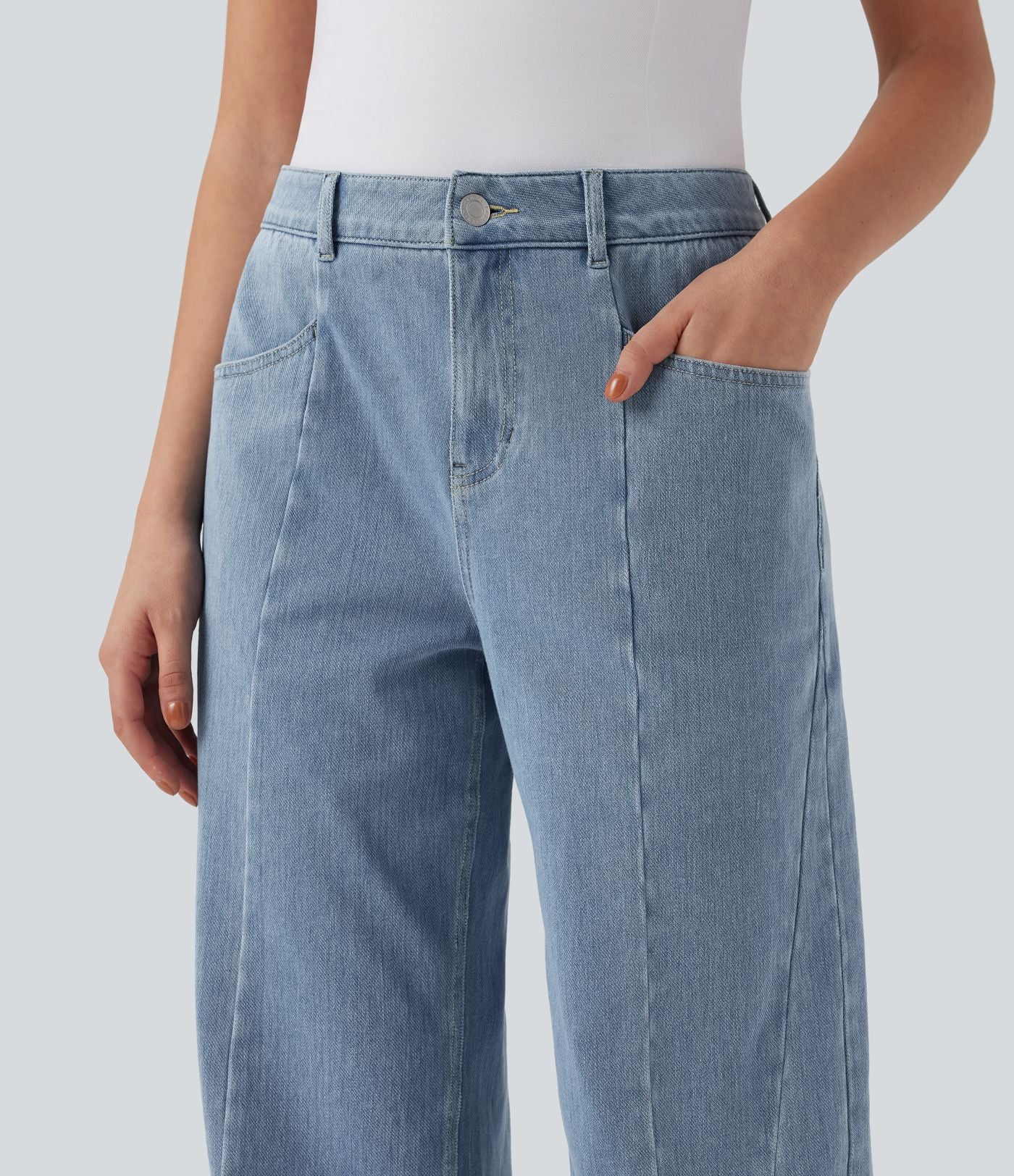 Jean large Halara Flex™ taille mi-haute avec poches