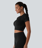 OneForm Seamless Flow Crop top de sport en mesh respirant sans couture