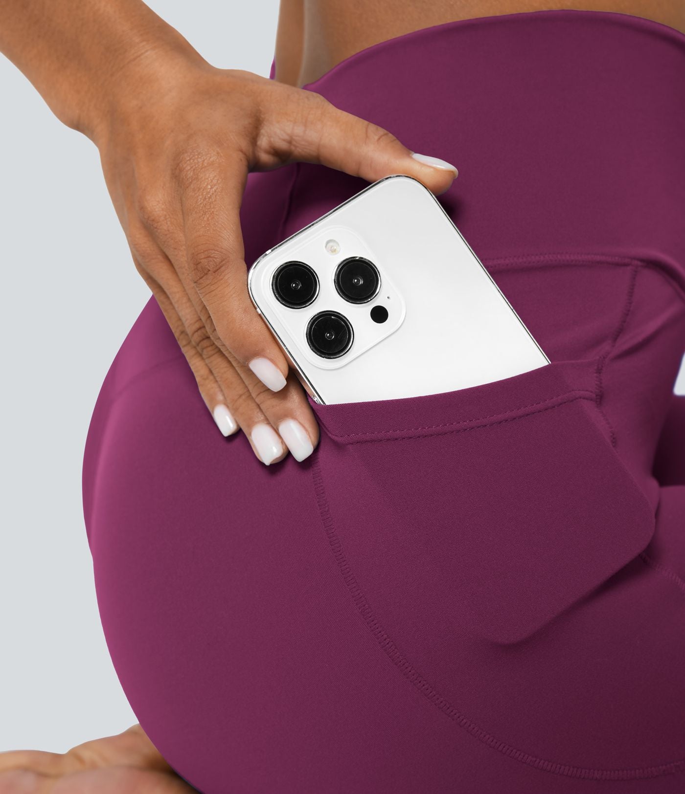 Softlyzero™ Legging Unis Poches Croisées