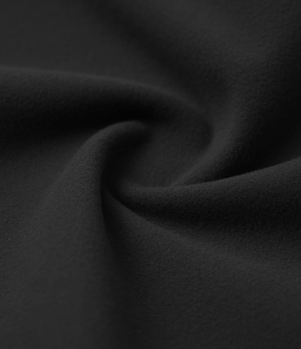 Haut de sport yoga polaire col montant demi-zip à manches longues avec passants pouces