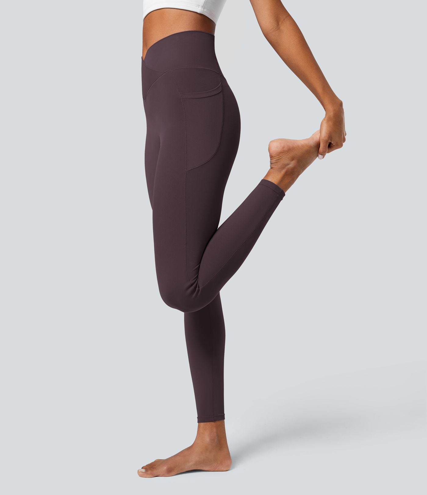 Softlyzero™ Legging Unis Poches Croisées