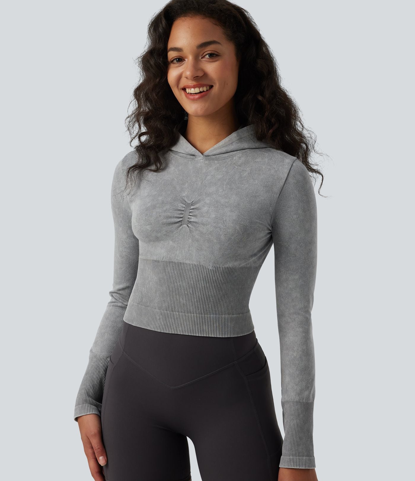 Sweat casual à capuche OneForm sans couture Flow manches longues