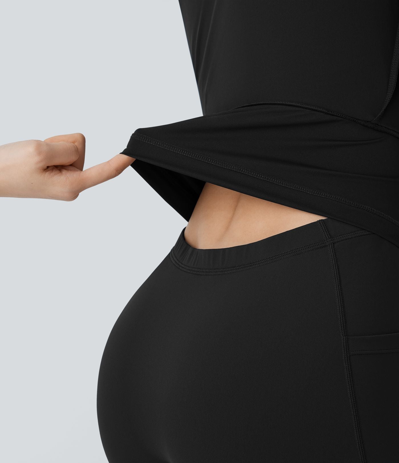 Softlyzero™ Airy Robe de yoga dos nu avec torsade effet fraîcheur et short intégré - Version Easy Peasy