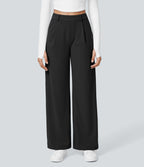 Pantalon tailleur Halara Flex™ DayStretch coupe droite taille haute avec poches