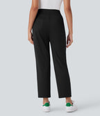 Pantalon de golf séchage rapide, taille mi-haute, avec poches et poche tee, UPF40+