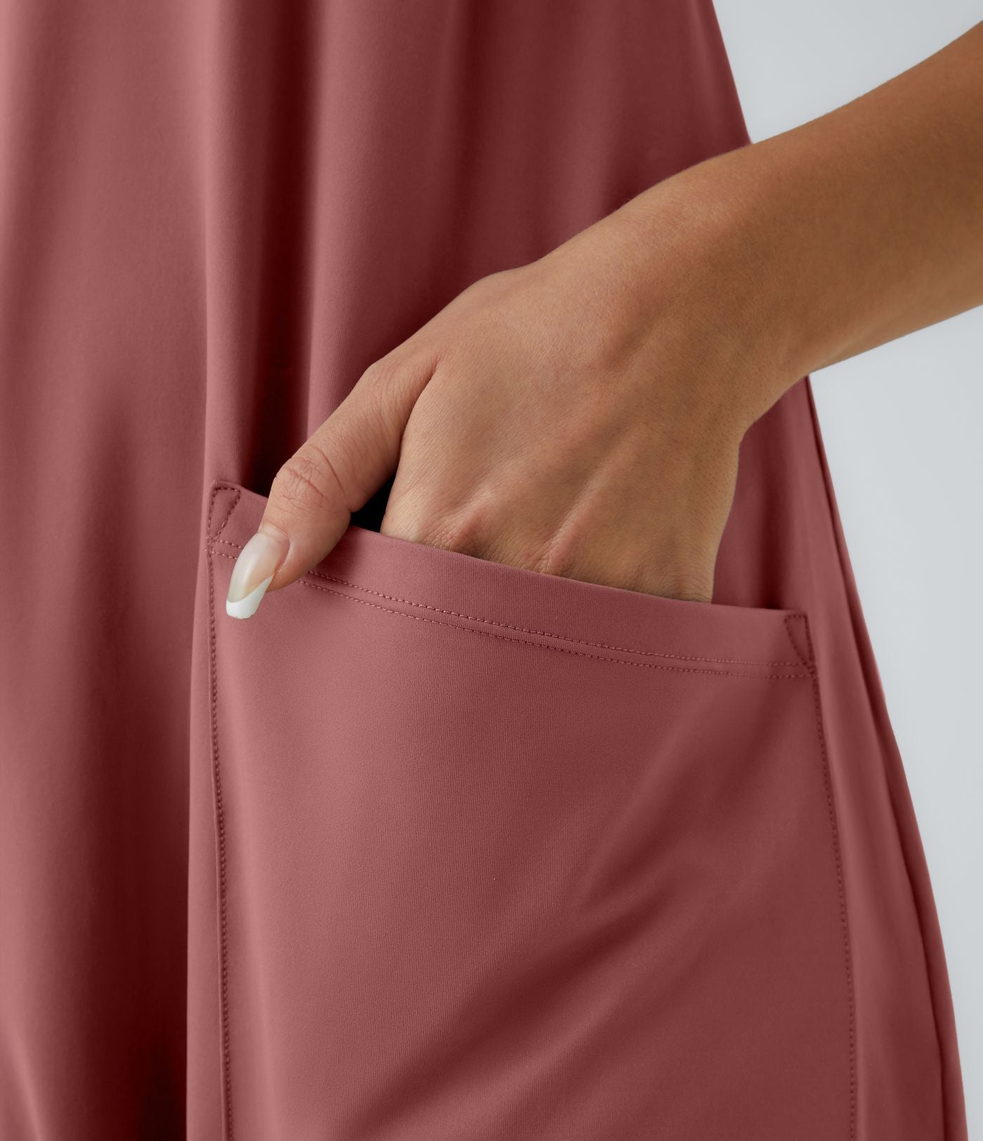 Combinaison Casual à Jambes Fuselées Chevilles Lâche Dos Nu Poches Multiples