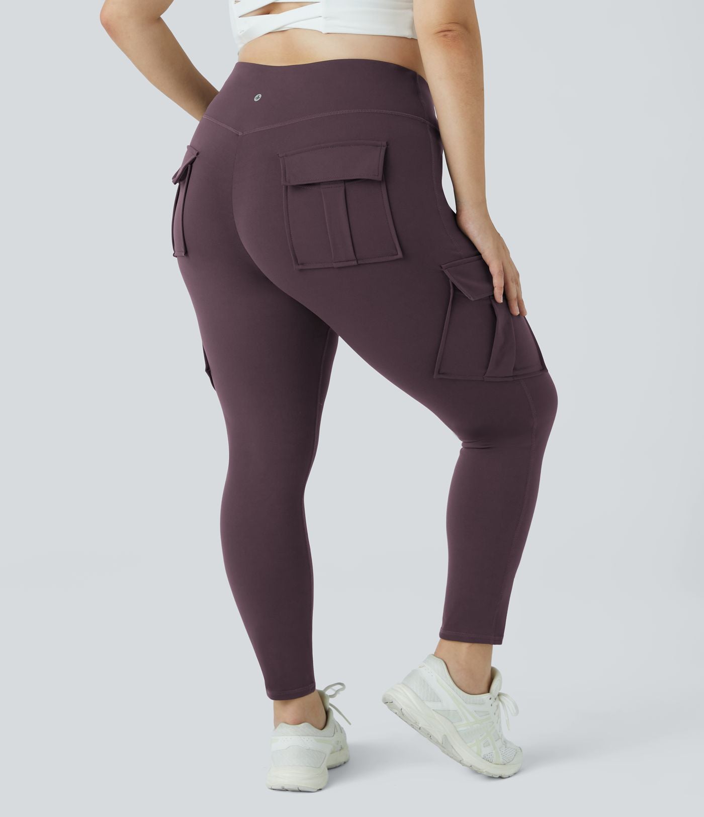 Legging yoga grande taille ajusté cargo 7/8 taille haute DayStretch avec poches