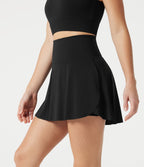 Jupe-short de sport mini SoftlyZero™ Airy taille haute gainante avec poches, toucher frais, protection solaire UPF 50+