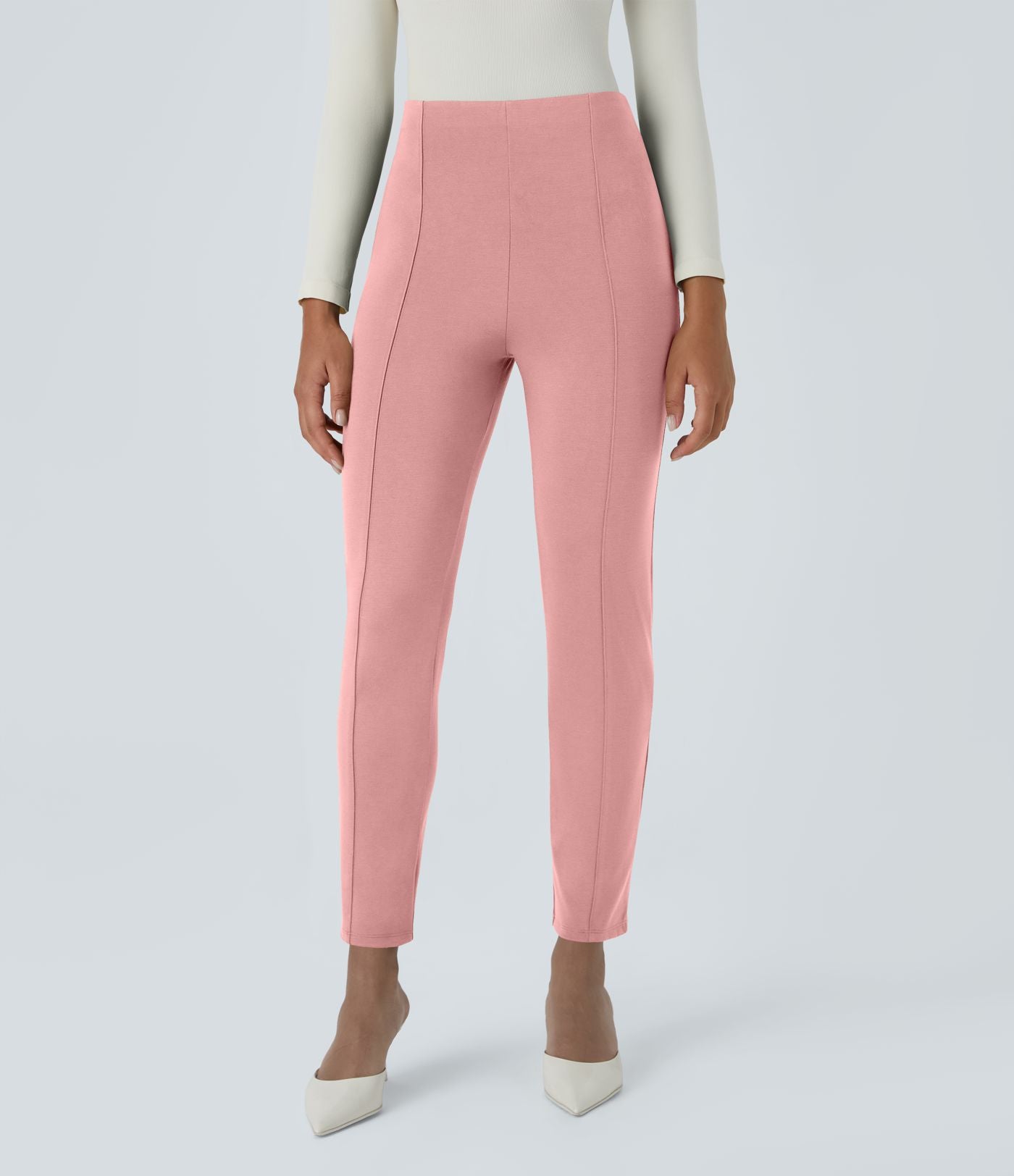 Pantalon tailleur ajusté taille haute Halara Flex™ avec poches