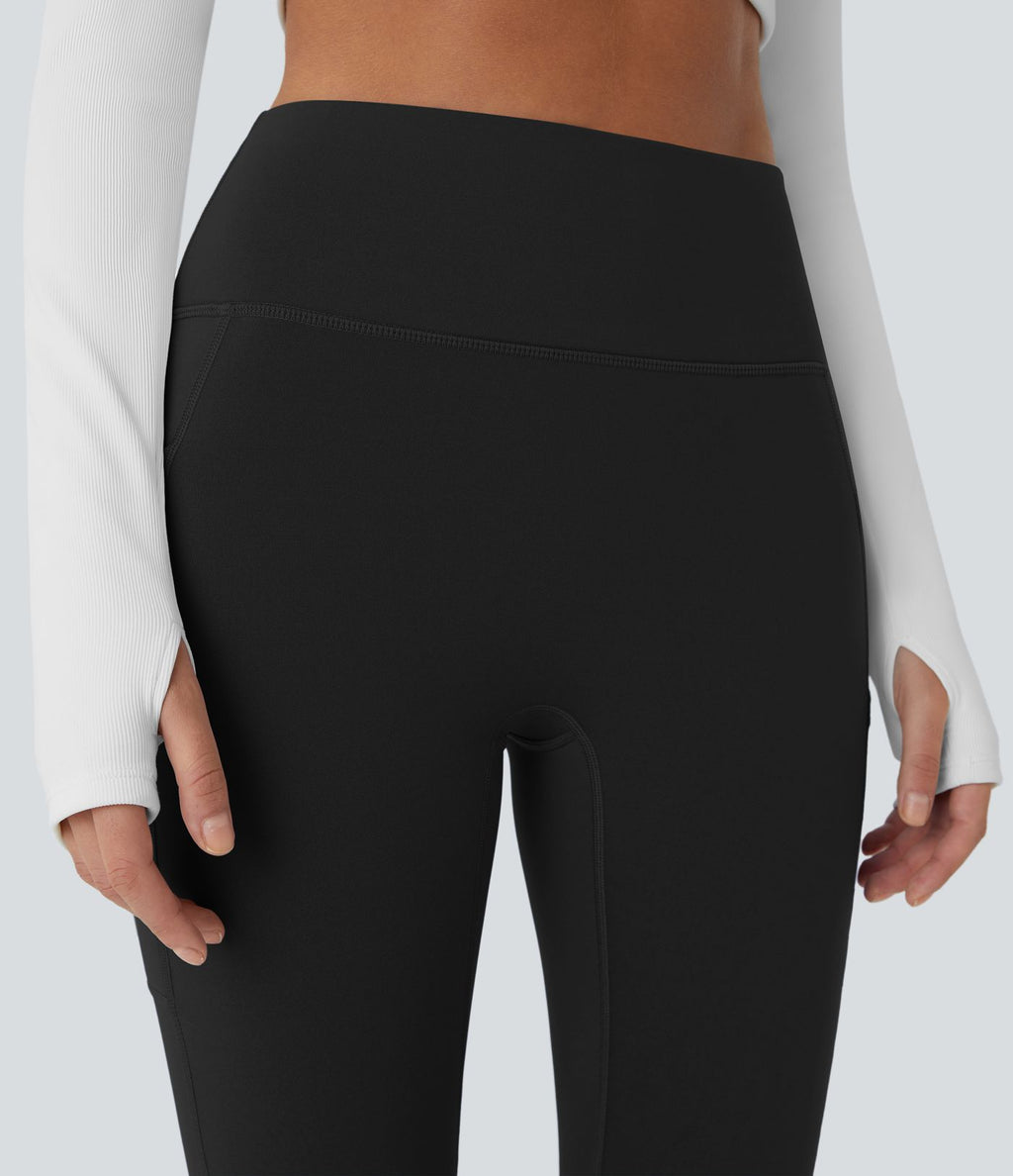 Legging thermique 7/8 Softlyzero™ taille haute avec doubles poches