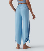 Jogging de yoga taille haute effet frais InstantCool liens sur les côtés avec poches, protection solaire UPF50+