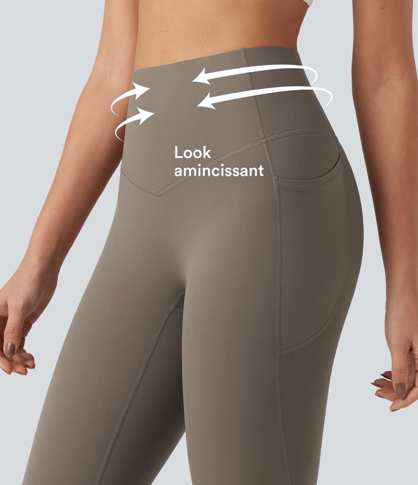 Legging d'entraînement gainant taille haute avec poches Halara UltraSculpt™