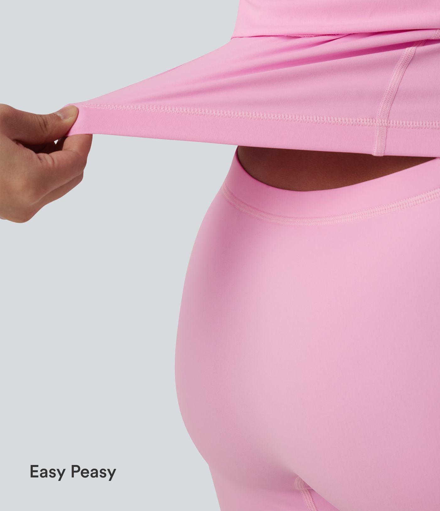 Robe de sport mini de yoga SoftlyZero™ Airy 2-en-1 effet frais InstantCool col rond à manches courtes, demi-zip et poches, accès facile Easy Peasy