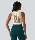 Débardeur de yoga OneForm Seamless Flow à découpes avec brassière intégrée