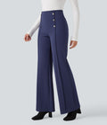Pantalon tailleur large gainant taille haute Halara Flex™