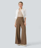 Pantalon tailleur ample taille haute Halara Flex™ DayStretch avec poches