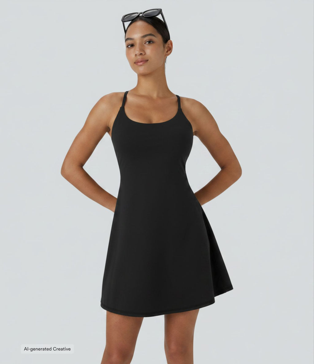 Robe de sport SoftlyZero™ Plush dos nu A-C