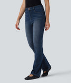 Jean évasé Halara Flex™ taille haute avec poches