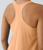 Robe décontractée mi-longue Breezeful™ dos nageur poche latérale fluide asymétrique séchage rapide A-C