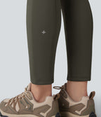 Pantalon cargo de randonnée ajusté polaire taille haute avec poches