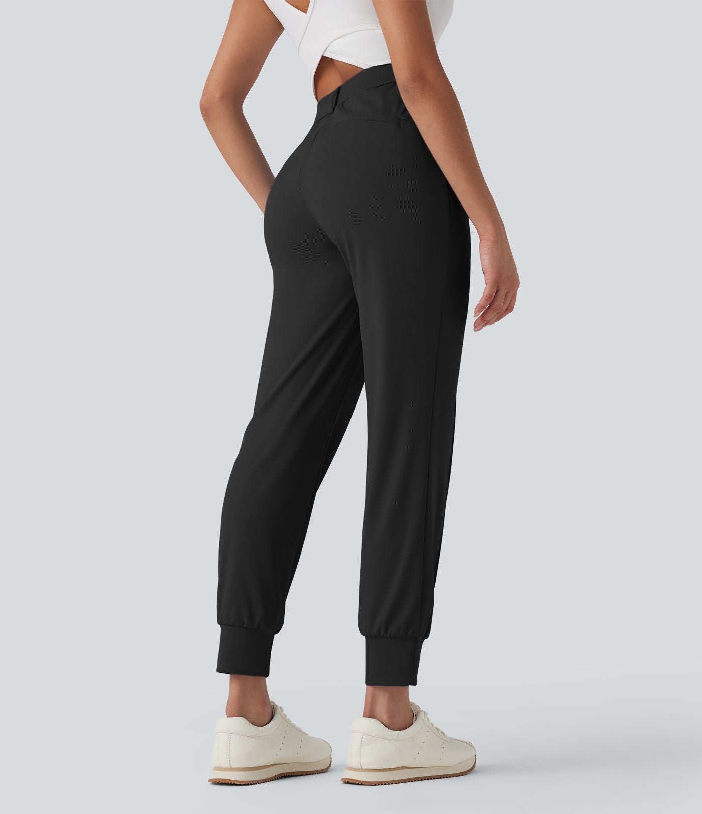 Jogging golf taille haute poches séchage rapide - Poche tee de golf - UPF40+