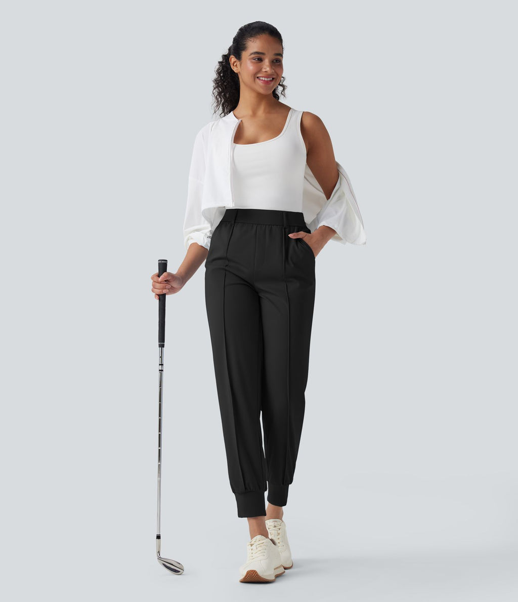 Jogging golf taille haute poches séchage rapide - Poche tee de golf - UPF40+