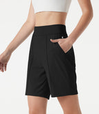 Short de golf taille haute à séchage rapide avec poches 17,5 cm - Golf Tee - UPF40+