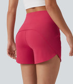 Short décontracté SoftlyZero™ Airy taille haute coupe ajustée à ourlet arrondi, avec poches, 10 cm
