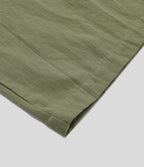 Pantalon Fluide Large Taille Haute Poches Latérales Palazzo Solide Casual Linen-Feel