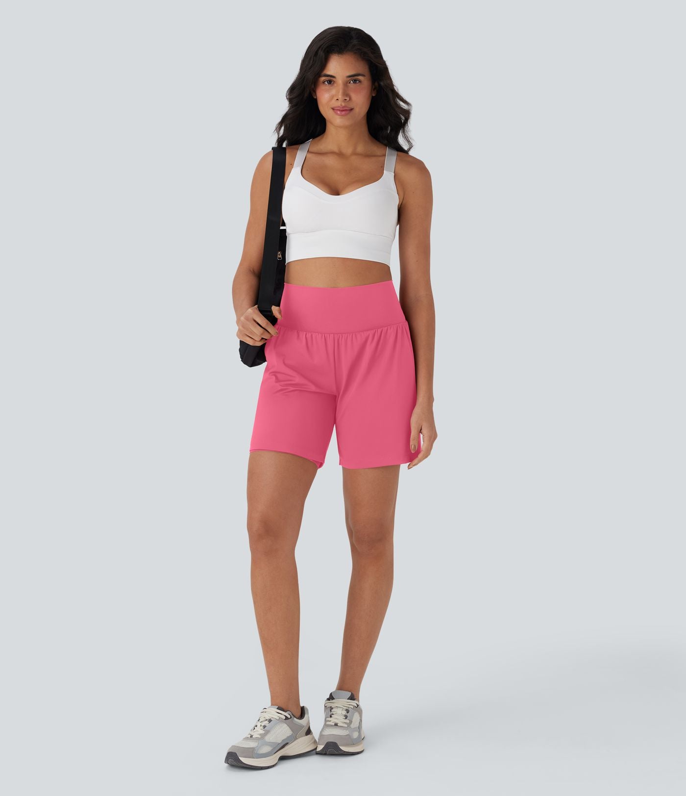 Short de yoga SoftlyZero™ Airy 2-en-1 taille très haute avec poches et effet frais InstantCool 17,5 cm