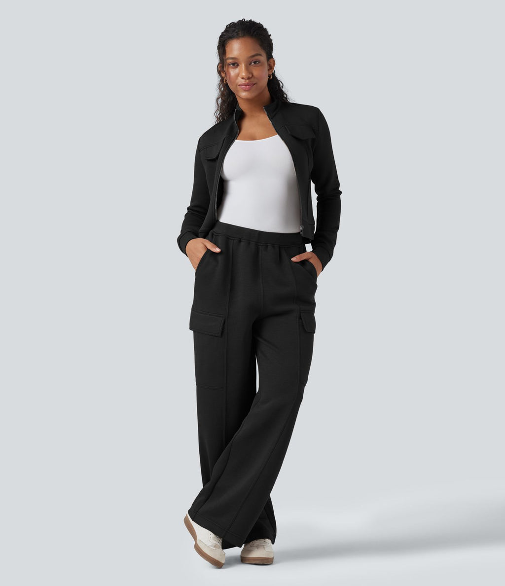 Veste de sport SpacerTek™ col montant, manches longues