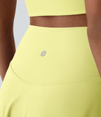 Jupe de tennis mini 2-en-1 quotidienne SoftlyZero™ Airy avec croisement, poche latérale et effet frais InstantCool, Lucid, protection solaire UPF50+