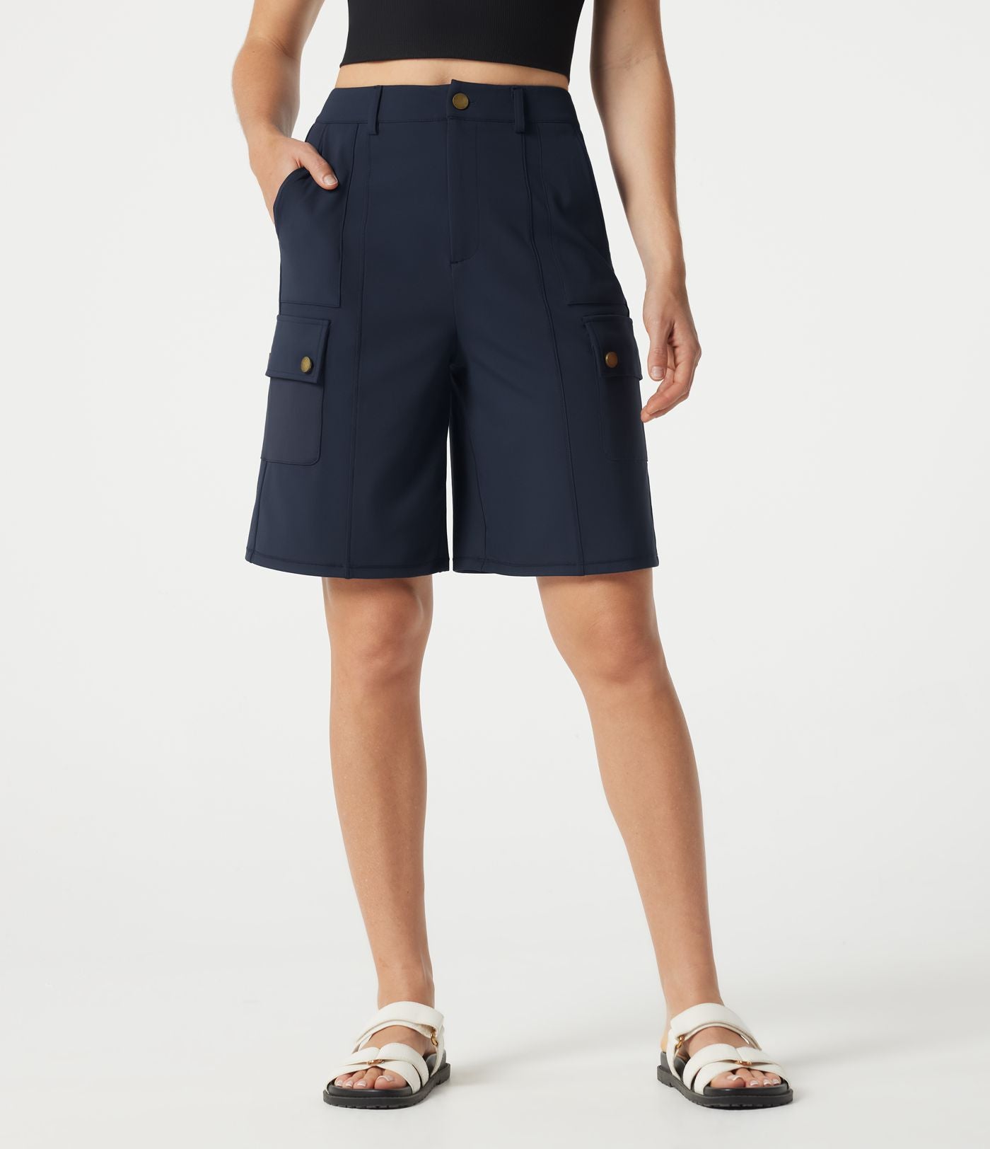 Short tailleur taille haute DayStretch avec poches