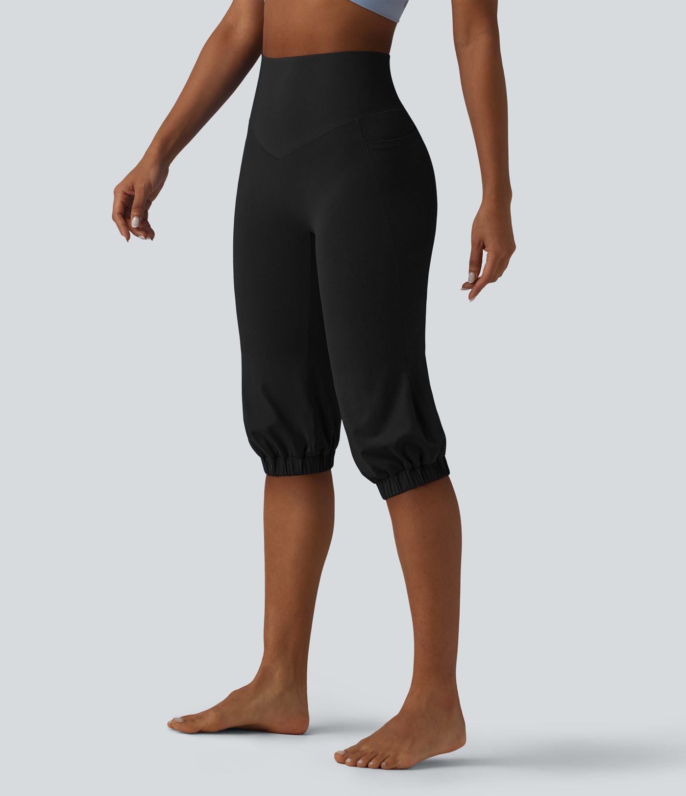 SoftlyZero™ Jogging corsaire ballon taille haute ventre plat pour la danse avec poches