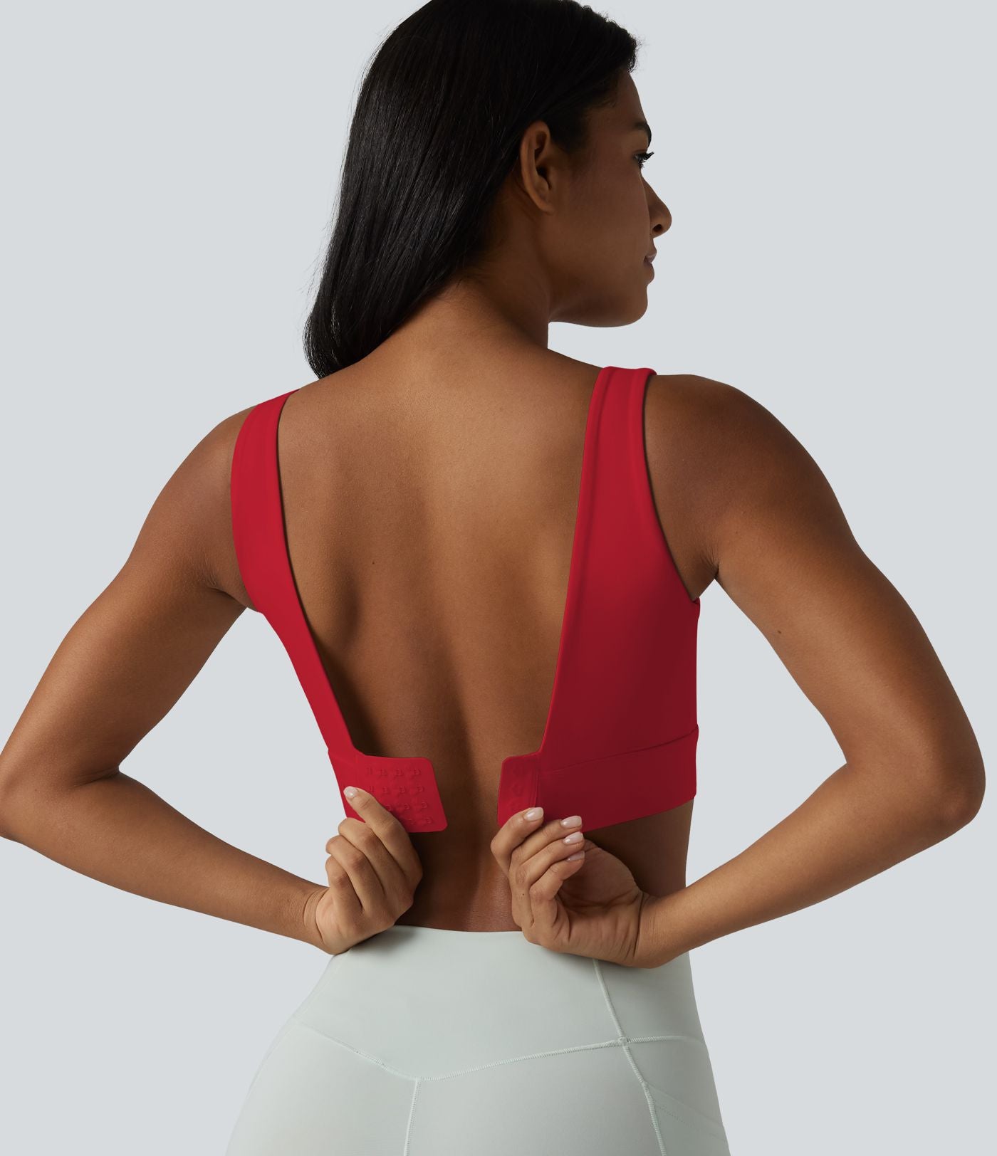 Brassière de sport Halara UltraSculpt™ maintien moyen dos nu avec boucle ajustable et brassière intégrée
