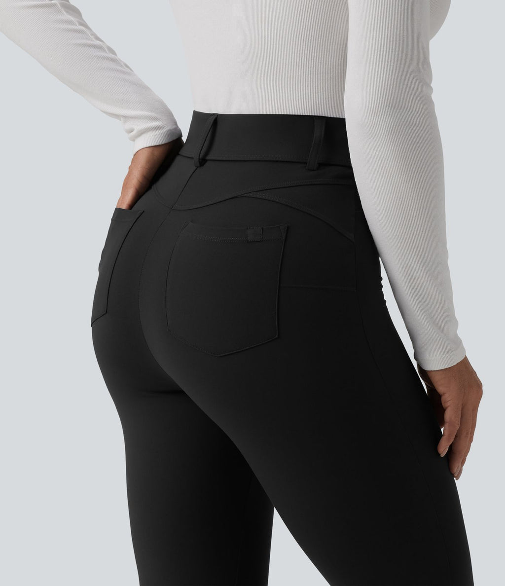 Legging décontracté 7/8 Halara UltraSculpt™ taille haute avec poches