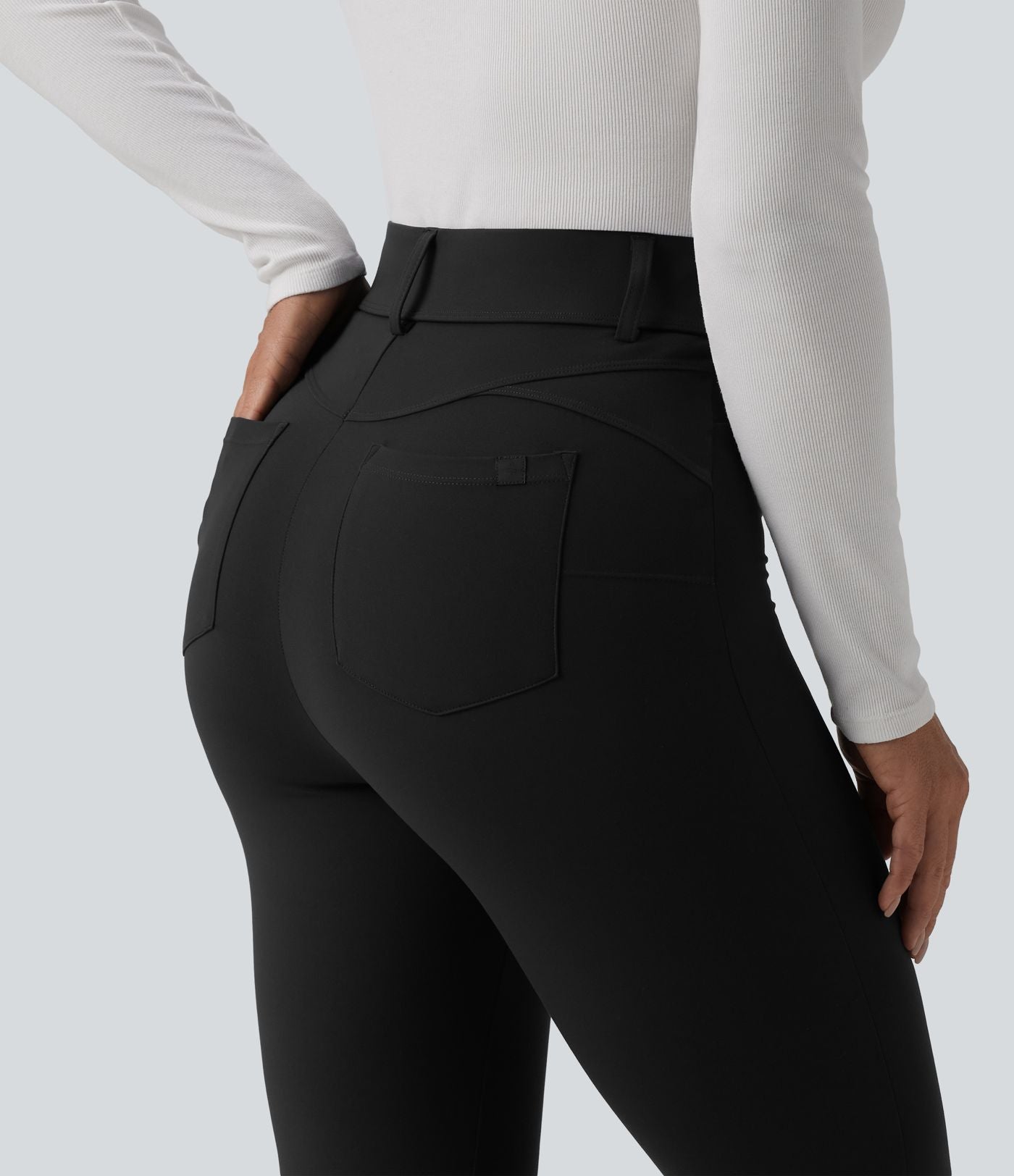 Legging décontracté 7/8 Halara UltraSculpt™ taille haute avec poches