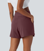 Short de travail large taille haute DayStretch avec poches
