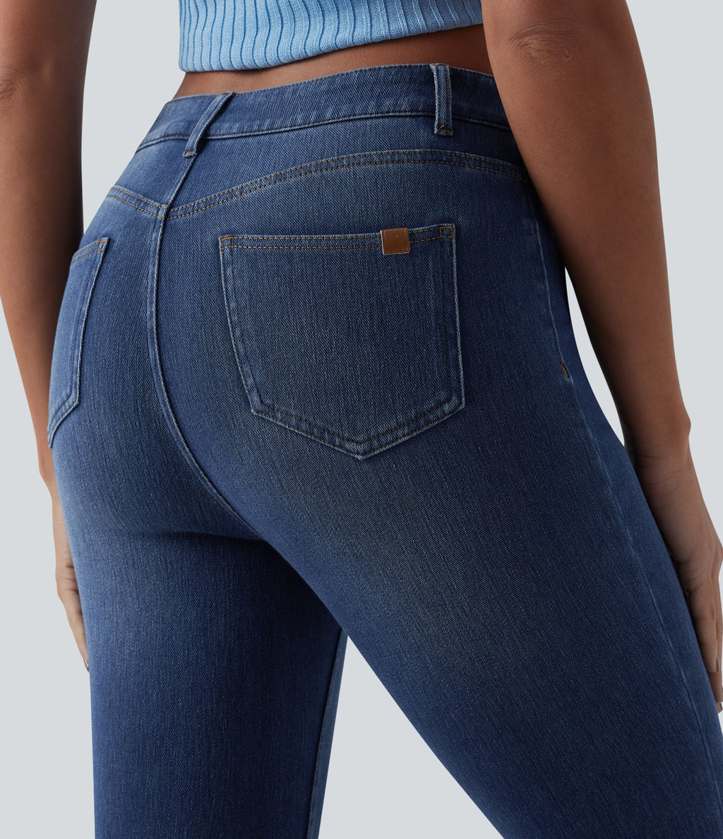 Jean Halara Flex™ skinny décontracté taille mi-haute avec poches