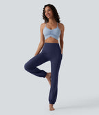 Jogging ballon danse SoftlyZero™ taille haute gainant avec poches