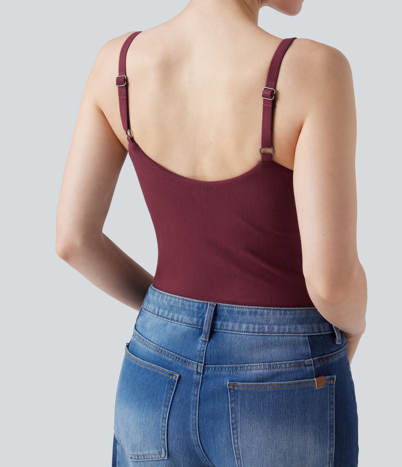 Caraco casual chaud push-up avec bonnets moulés et bretelles ajustables - Bonnet A/B