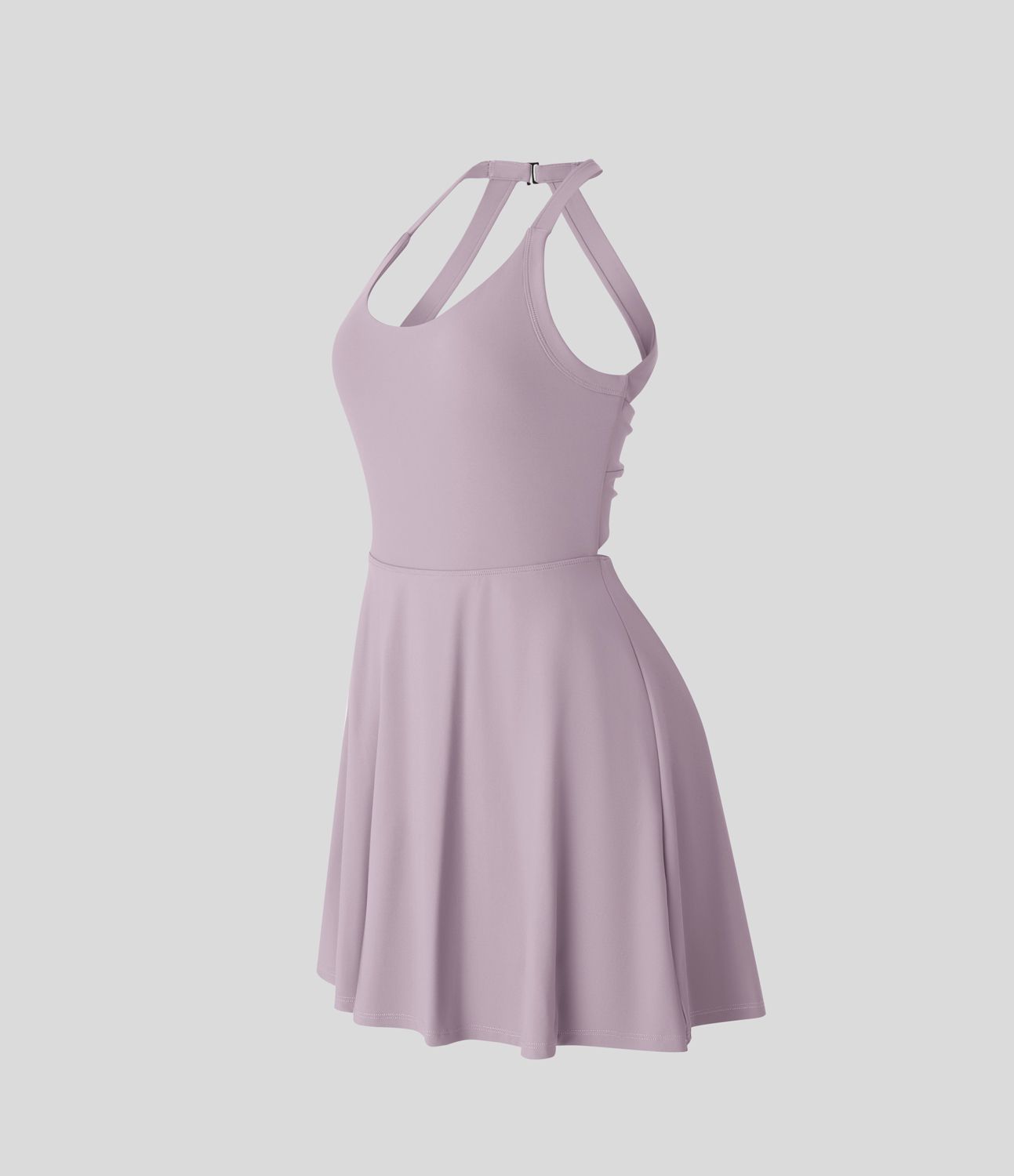 Robe de sport dos nu torsadée A-C