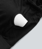 Robe longue dos nu à nouer avec soutien-gorge intégré et poches