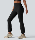 Halara Ultrasculpt™ Jogging yoga bouffant taille haute ventre plat avec poches