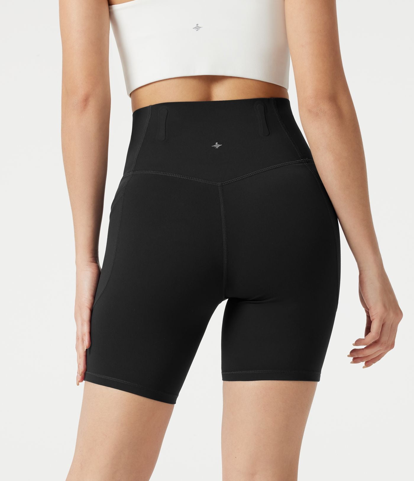 Short cycliste gainant taille haute Halara UltraSculpt™ 17,5 cm avec poches