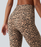Legging de yoga taille haute imprimé léopard avec cordon de serrage Halara UltraSculpt™ et poches