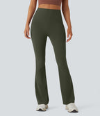 Pantalon de yoga à coupe bootcut gainant taille haute avec poches Halara UltraSculpt™